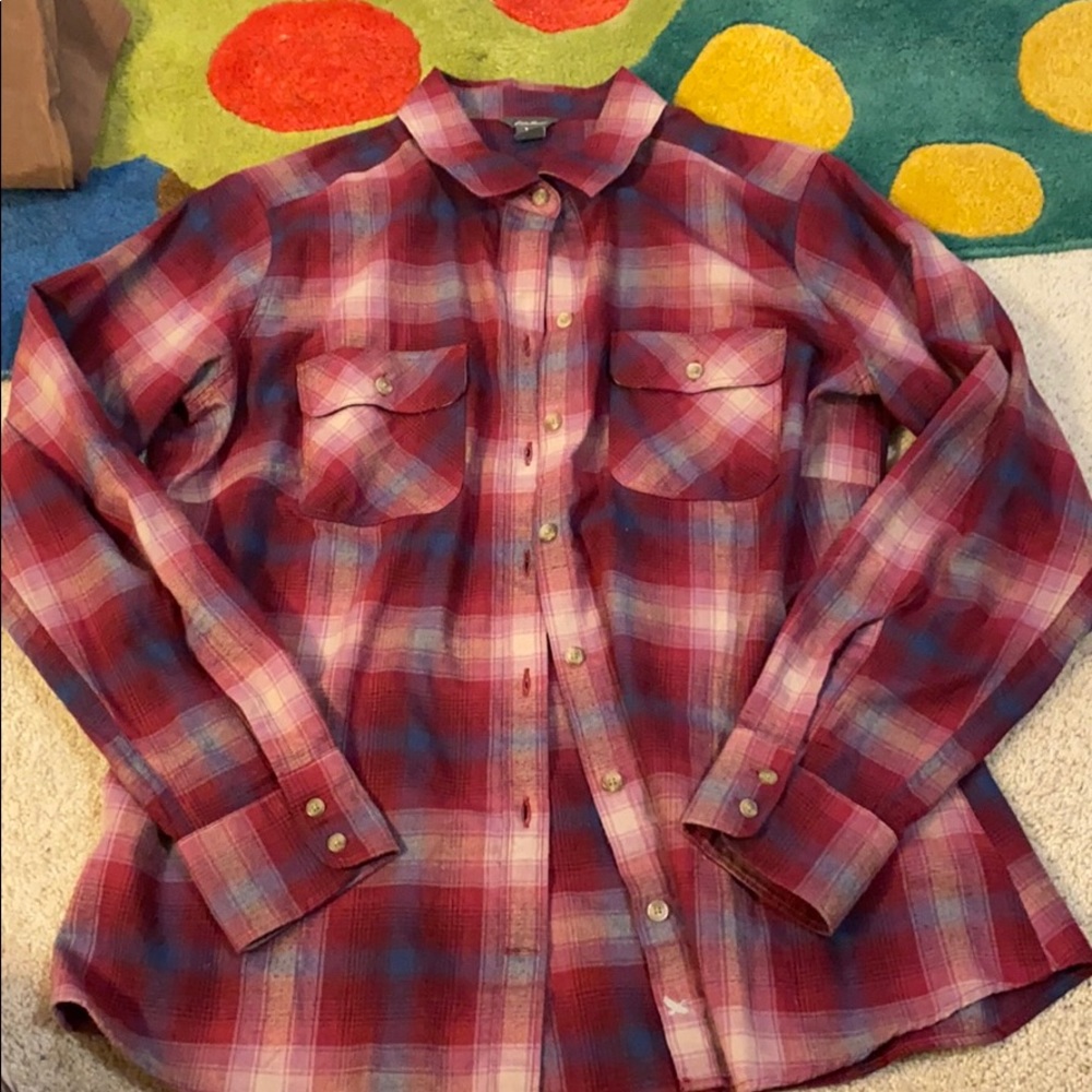 Large Eddie Bauer flannel top